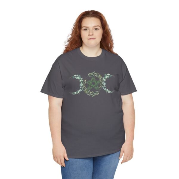 Triple Goddess: Emblem of Nature's Cycles | Unisex Heavy Cotton Tee - Image 69