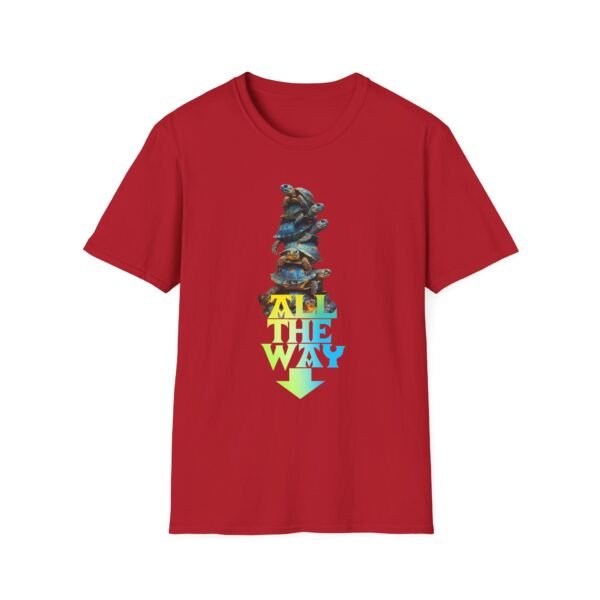 Turtles all the way down - Unisex trippy T-Shirt - Image 4