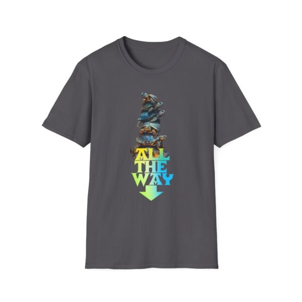 Turtles all the way down - Unisex trippy T-Shirt - Image 3