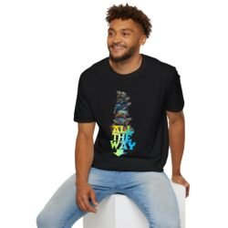 Turtles all the way down - Unisex trippy T-Shirt